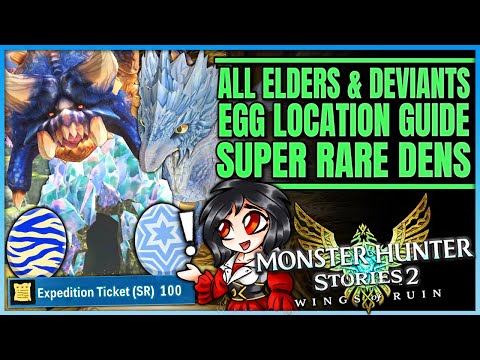 All Elder Dragon & Deviant Monstie Egg Locations – Super Rare Den Guide – Monster Hunter Stories 2!