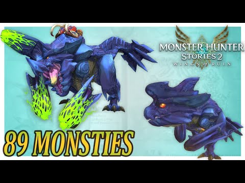 All Monsties & Babies + Mini Roars! [MH:Stories 2 EN/JP Ver.1.2.0] すべのいオトモン & 赤ちゃんの咆哮【モンハンストーリーズ2】