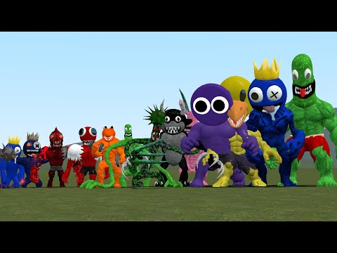 ALL ROBLOX RAINBOW FRIENDS SIZE COMPARISON In Garry's Mod!