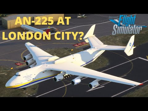 AN-225 VS London City Airport | Microsoft Flight Simulator 2020