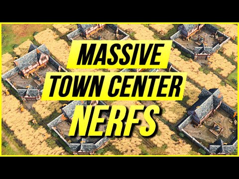 AoE4's Town Center Are Getting Nerfed