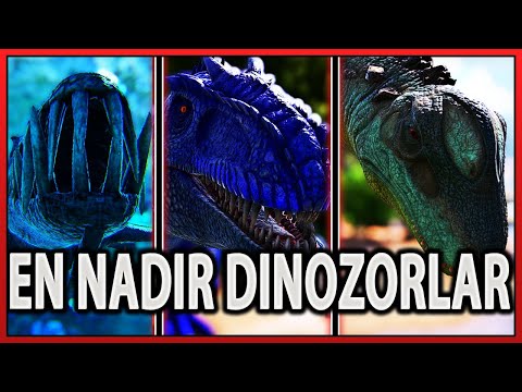 ARK'daki En Nadir 7 Yaratık  | PLAY AS DINO |  Ark Survival Evolved Türkçe