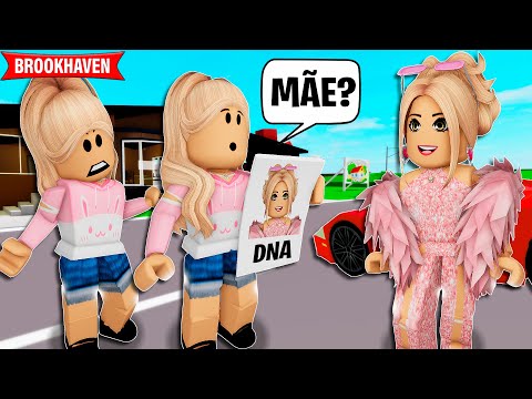 AS GÊMEAS DESCOBRIRAM QUE TEM UMA MÃE FAMOSA| Historinhas Brookhaven Roblox | Bibi e Lud
