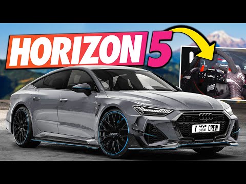 AUDI RS7 2021 😍 NAJLEPSZE DZWIĘK AUTA W FORZA HORIZON 5 🥰 SAM POSŁUCHAJ! 🔊