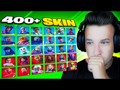AZ ÖSSZES FORNITE SKINEM ! (Fortnite Locker Tour)