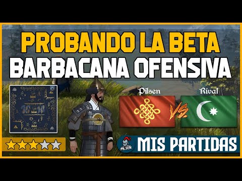 BARBACANA contra un OTOMANO | Age of Empires 4 Beta