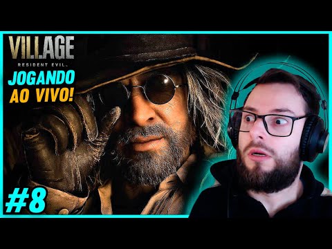 Barreto Jogando Resident Evil Village AO VIVO! Parte #8 – O final do Game!