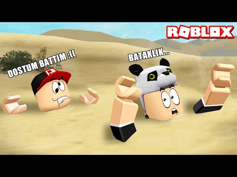 Bataklığa Düştük !! – Panda ile Roblox Quicksand