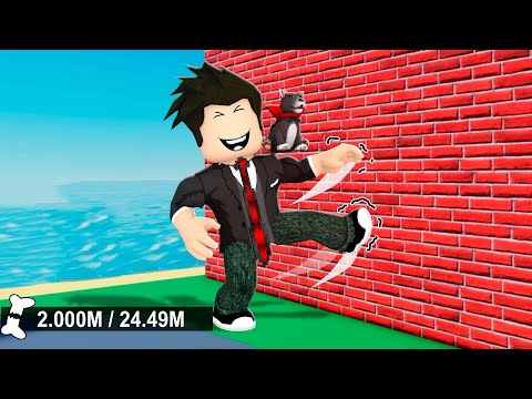 BATE BATE FORTE NA PAREDE | Roblox – Punch a brick wall simulator