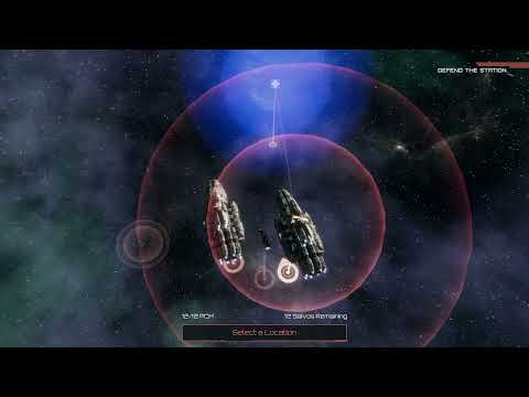 Battlestar Galactica Deadlock: Air Power and ships gunnery video