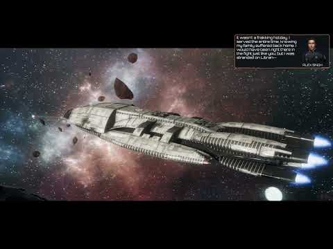 Battlestar Galactica Deadlock Resurrection story mission 9 with modern ships
