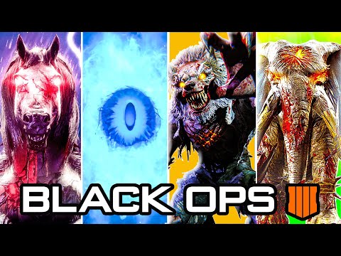 Beating EVERY BLACK OPS 4 ZOMBIES EASTER EGG in one video… (Chaos)
