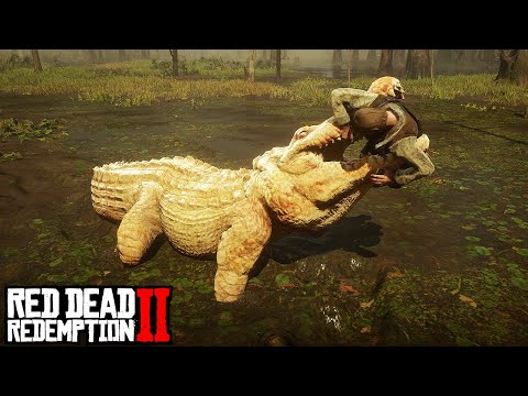 BERBURU HEWAN LEGENDARIS & BUAYA PUTIH RAKSASA! Red Dead Redemption 2