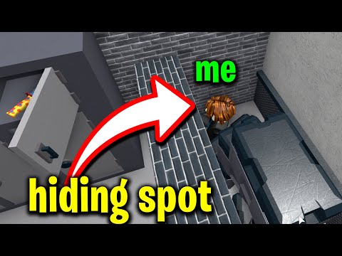 BEST HIDING SPOT in Roblox Murder Mystery 2..