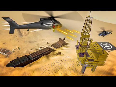 Best NEW Map in Ravenfield – What if the OCEAN Dried UP – Ravenfield Apocalypse Map!