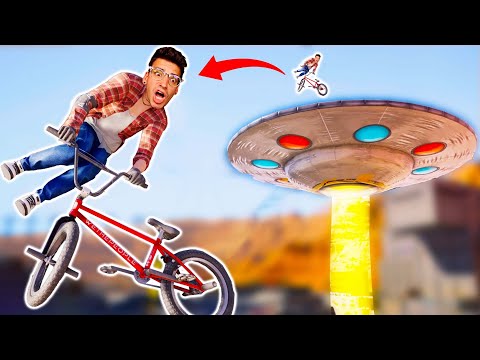 BIKING OFF A UFO?! (Riders Republic)