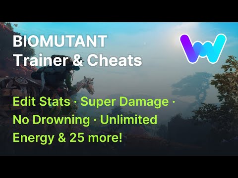 BIOMUTANT Trainer +29 Cheats (God Mode, Edit Stats, Max XP, No Reload, Always Crit & 24 More)