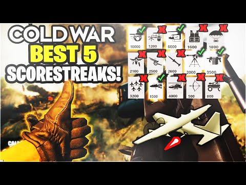 Black Ops Cold War: BEST 5 SCORESTREAKS for the MOST KILLS in Call of Duty (Cold War PS5 Gameplay)