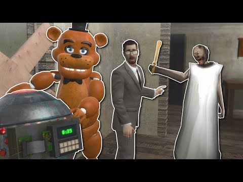 BLOWING UP GRANNY'S HOUSE!? – Garry's Mod Gameplay – Gmod Granny Multiplayer Map