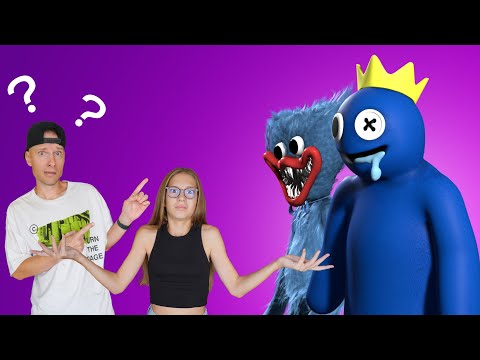 BLUE Y HUGGY WUGGY AMIGOS? | Arina Dance Stories