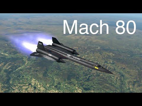 Breaking The Plane SPEED Record – SR71 Blackbird With Rocket Engines