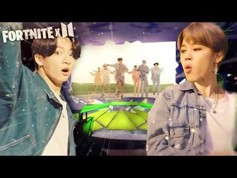BTS "Party Royale" in Fortnite Stream | Fortnite x BTS [Dynamite]