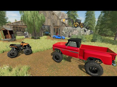 Buying Abandoned Barn with secret cave inside | Farming Simulator 22