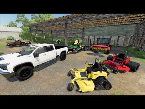 Buying abandoned lawn business for CHEAP | Farming Simulator 22