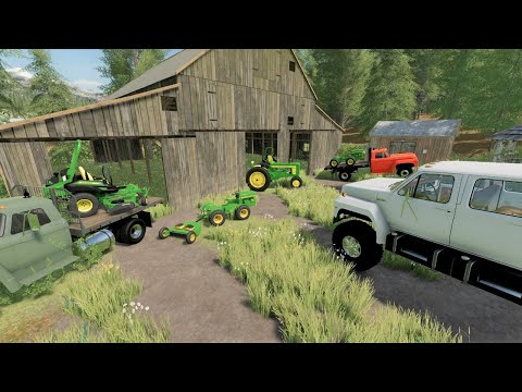 Buying abandoned lawn business full of mowers | Farming Simulator 22