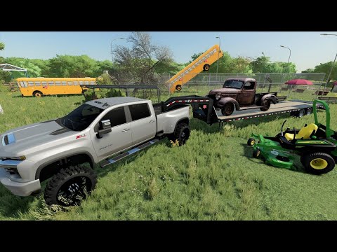 Buying old abandoned school full of cars and buses | Farming Simulator 22