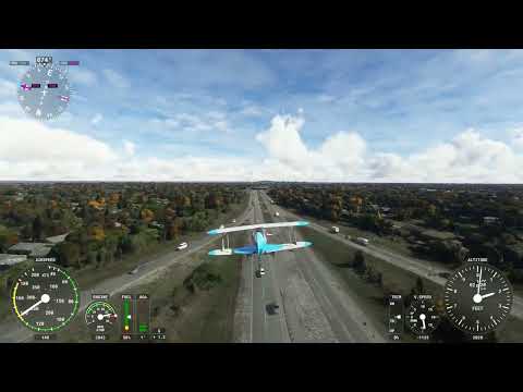 Buzzing Regina – Microsoft Flight Simulator