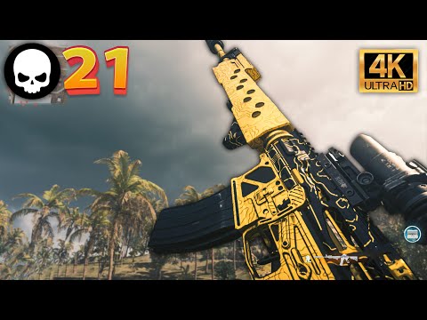 Call of Duty Warzone Solo M4A1 21Kill Gameplay PC (No Commentary)