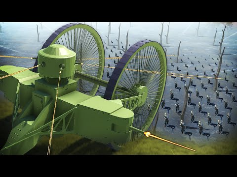 Can 1000 Germans defeat this UNSTOPPABLE TSAR TANK…? Ravenfield WW1 Mods