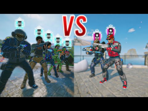 Can 2 Champions Beat 5 Plats In Rainbow Six Siege?