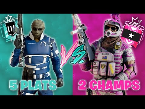 Can 2 Champions Beat 5 Plats In Rainbow Six Siege?