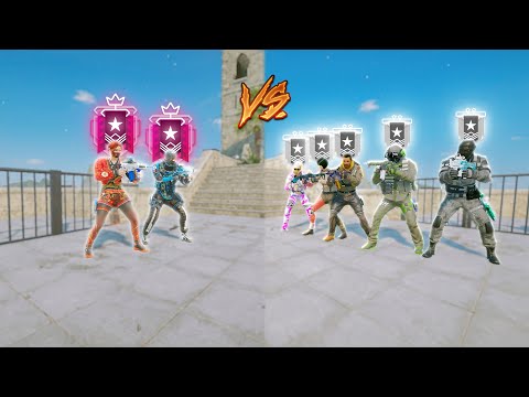 Can 2 Champions Beat 5 Silvers In Rainbow Six Siege?