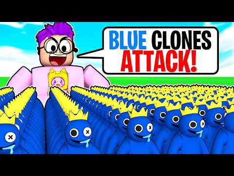 Can We CLONE OURSELVES In This ROBLOX GAME!? (999,999,999 RAINBOW FRIENDS!)