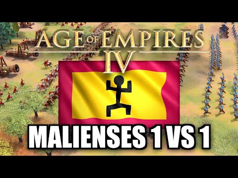 CHINA me INTENTA ENCERRAR en AOE 4, pero mi MALI NO QUIERE