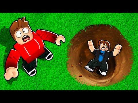 CHOP FELL INSIDE THE WORLD LONGEST HOLE IN ROBLOX