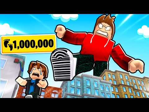 CHOP GOT CRUSHED UNDER GIANT FROSTY IN ROBLOX CRUSH SIMULATOR