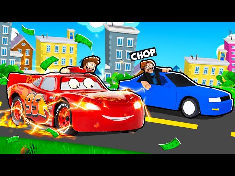 CHOP RACED ME HIS NOOB CAR IN RACE CAR CLICKER ROBLOX