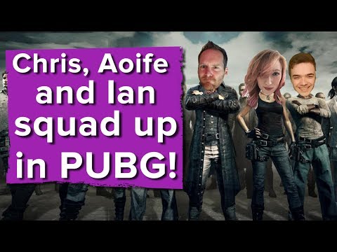 Chris, Aoife and Ian squad up in PlayerUnknown's Battlegrounds gameplay