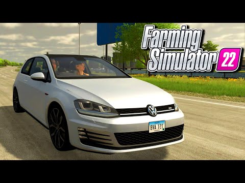 ÇİFTLİĞİMİZİN YENİ GÖZDESİ GOLF GTİ  // Farming Simulator 2022 #58