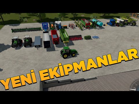 ÇİFTLİK KURULUM İŞLERİ YENİ EKİPMANLAR | FARMİNG SİMULATOR 2022 | FS 22 | fs 22 yeni harita