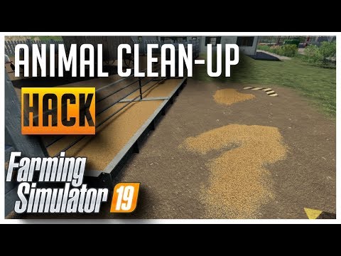 Clean up Hack for all Animals | Farming Simulator 2019