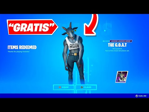 Como CONSEGUIR "GRATIS" la SKIN de *UNA CABRA* en FORTNITE! 🎁🔥 SKIN de GOAT SIMULATOR 3 FORTNITE