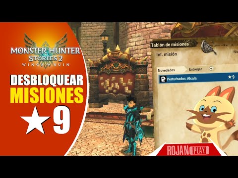 Cómo desbloquear MISIONES de NIVEL 9 ⭐ ESTRELLAS en Monster Hunter Stories 2.. Nintendo Switch