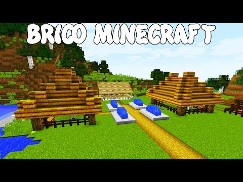 COMO HACER UNA ALDEA EN MINECRAFT! BRICOMINECRAFT!