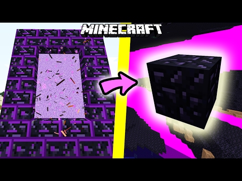 Como se hace un PORTAL al mundo de OBSIDIANA en Minecraft | Rabahrex