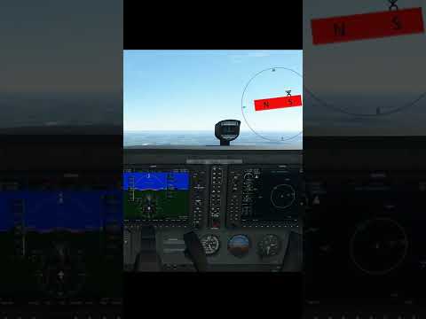 Compass Acceleration Errors Explained in Microsoft Flight Simulator #Shorts